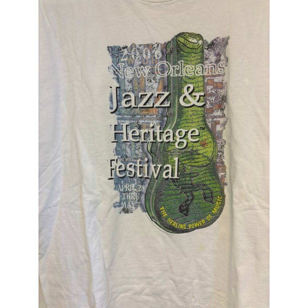 Vintage Jazz & Heritage Festival 2006 New Orleans Tee Shirt - Picture 2 of 4